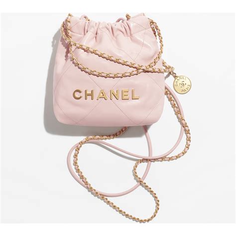 chanel mini pink ss18|Chanel 22 Mini Bags .